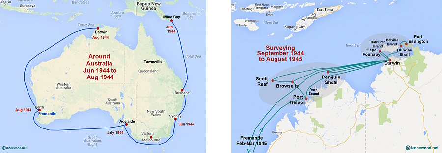 Jun 1944 to Aug 1945