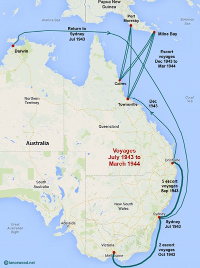 July 1943 to Mar 1944